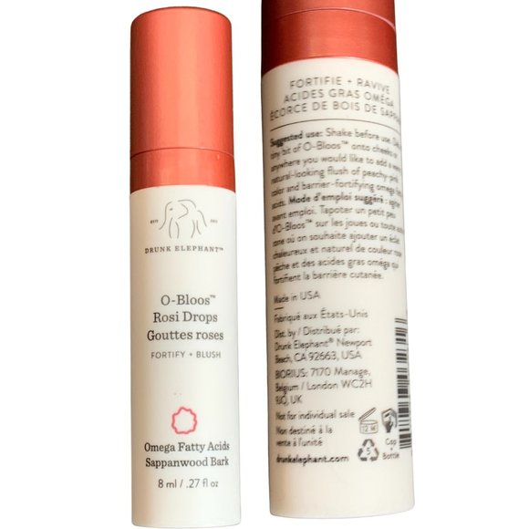 Drunk Elephant Makeup Nwob 8ml Drunk Elephant O Bloos Rosi Drops